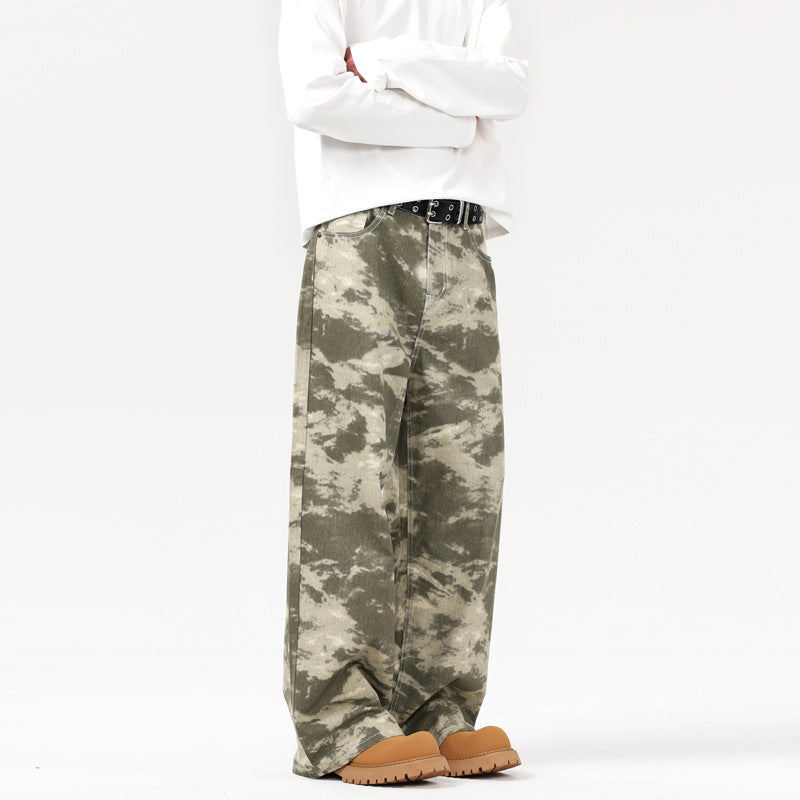 All-matching Baggy Straight Trousers