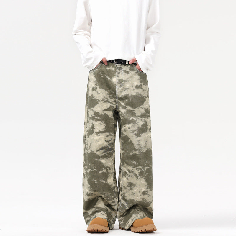 All-matching Baggy Straight Trousers